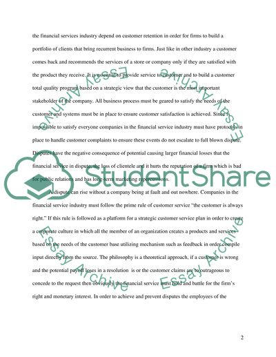 Financial Services in the UK