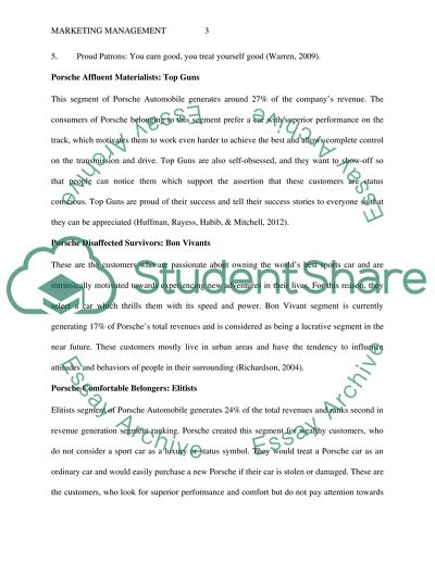 Porsche Segmentation Strategy
