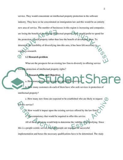 The Prospects for a Law Firm to Diversify in Offering Service