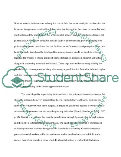 Interprofessionalism in Nursing