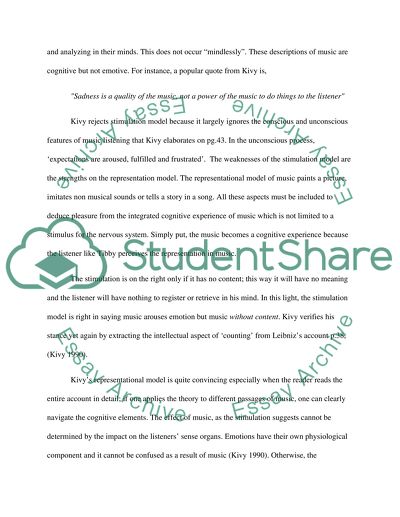 Music alone by Peter Kivy