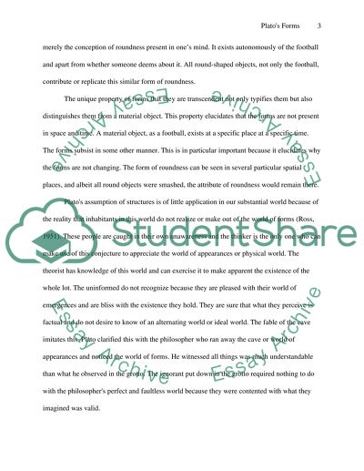 Platos Forms: Do They Exist