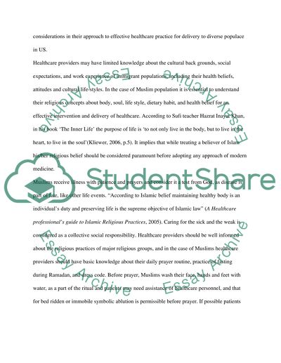 Healthcare and Spirituality