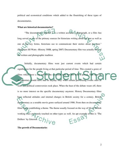 The Rise in Popularity of the History Documentaries