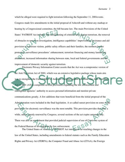 Uniting and Strengthening America Act