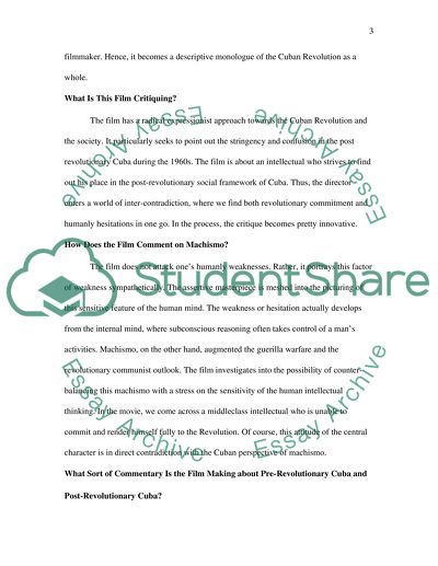Latin American Cinema (cuban, Strawberry and Chocolate)