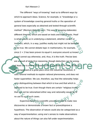 How to Distinguish What Is True