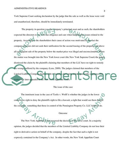 Administrative and Skelly Hearings