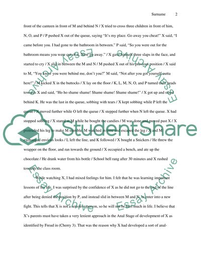 Child Observation Experience