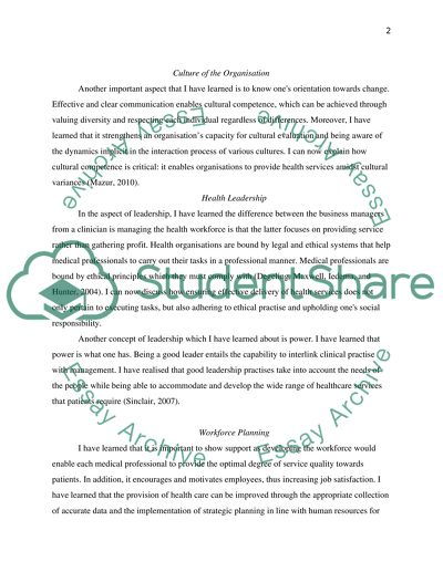 Plan Strategy in Health Management