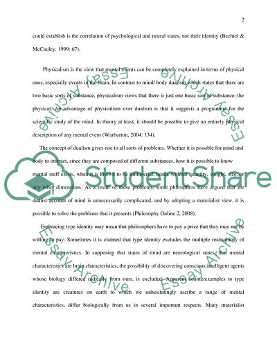 The philosophical Direction of Physicalism