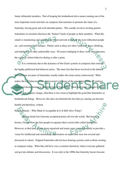 Thesis Statements For Argumentative Essays Danderous Hazing Rituals Binge Drinking And Inappropriate Behavior In Fraternities And Sororities What Is A Thesis For An Essay also Sample Essay With Thesis Statement Danderous Hazing Rituals Binge Drinking And Inappropriate Behavior Thesis Statement For Friendship Essay