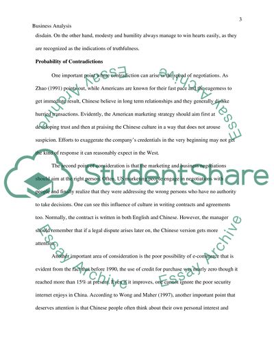 A Marketing Plan To Enter China