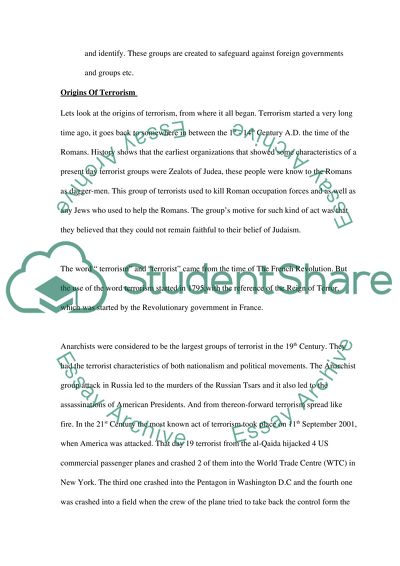 War on Terrorism: What Is the Future of America and Will Terrorism ever Be Defeated