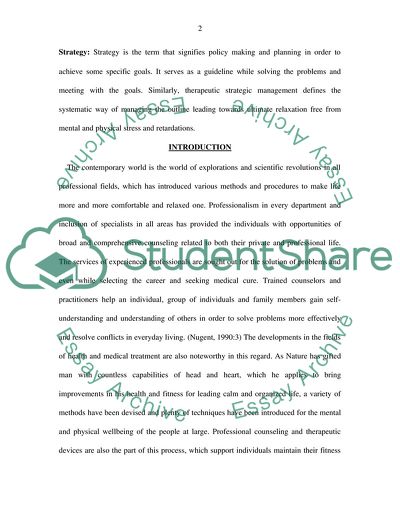 Autogenic Training and Stress Management Strategies