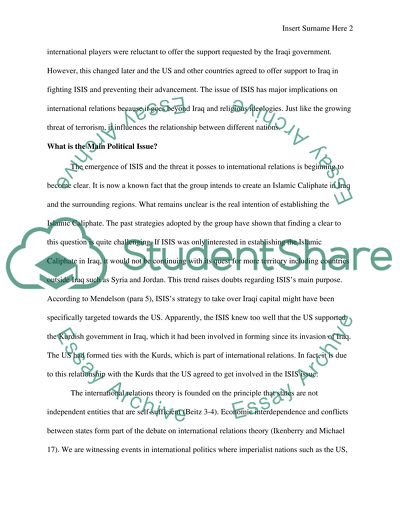 The Emerging Global Threat of Terrorism