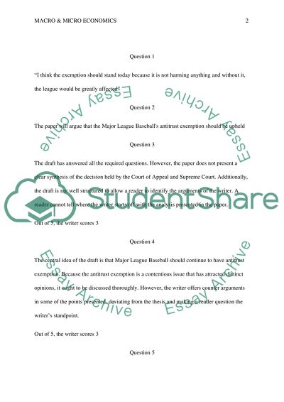 Major League Baseballs Antitrust Exemption