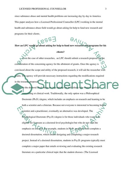 Licensed Professional Counselor in Healthcare