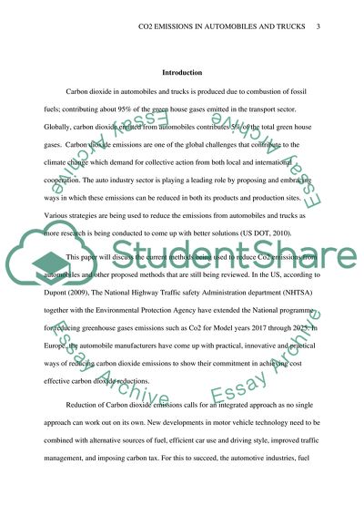 Reducing CO2 Emissions from Automobiles and Trucks