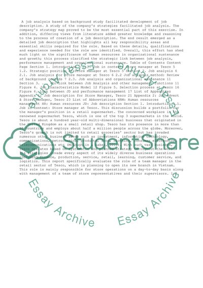 Human Resource Management Portfolio