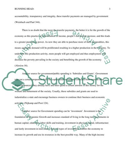 Higher Government Spending Must Be Good for Growth