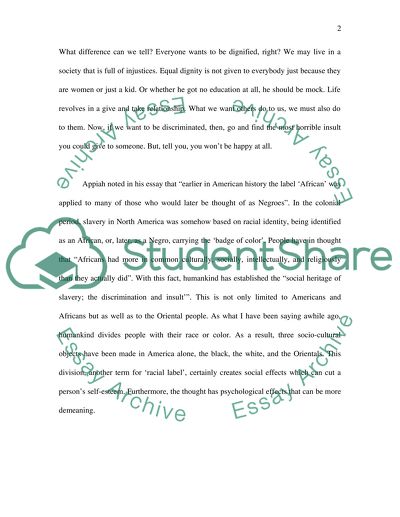 Reflection on the The Political Morality of Race Work