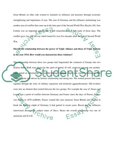 War and Peace international relations since 1914