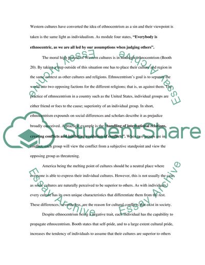 Ethnorelativism in the Asian Community