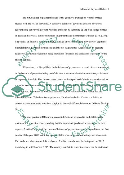 Actions Taken By the UK Government to Improve Balance of Pay