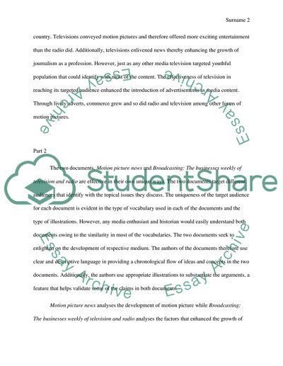 Research Exercise: Document Analysis