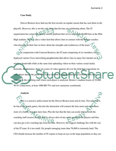 Denver Bronco Analysis