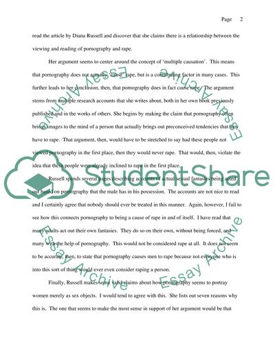 Pornography and Rape