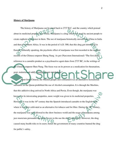 Should Marijuana be Legalized