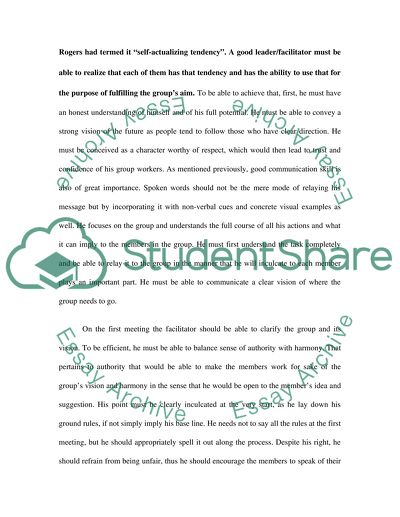 Working in Groups in the Organizational Setting