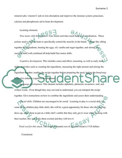 Healthy and Delicious Food for Children