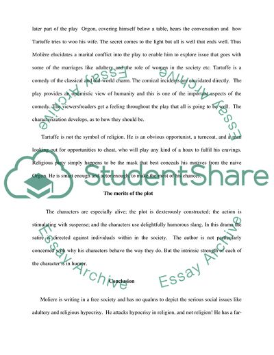 Tartuffe by Jean Baptiste Poquelin Moliere