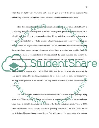 The Solar System Planets Orbiting Other Stars