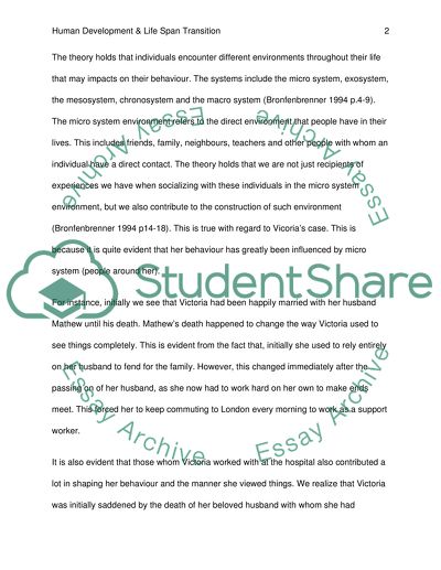 Human Development and Life Span Transition