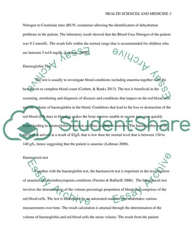 Health sciences and medicine