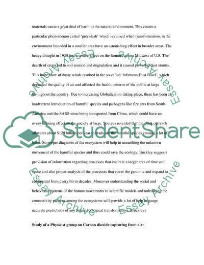 Ecological Dimension of Globalization