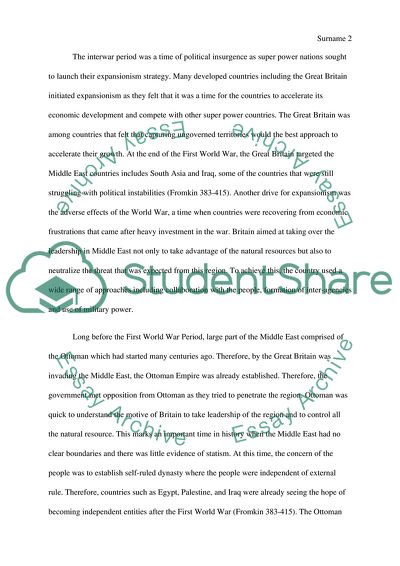 Great Britain between the World Wars