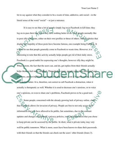 Facebook Is a Useful Social and Marketing Medium