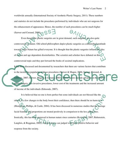 Long-term Psychological Satisfaction & Plastic Surgery