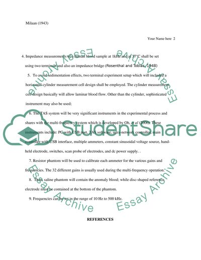 Multi-frequency Impedance System