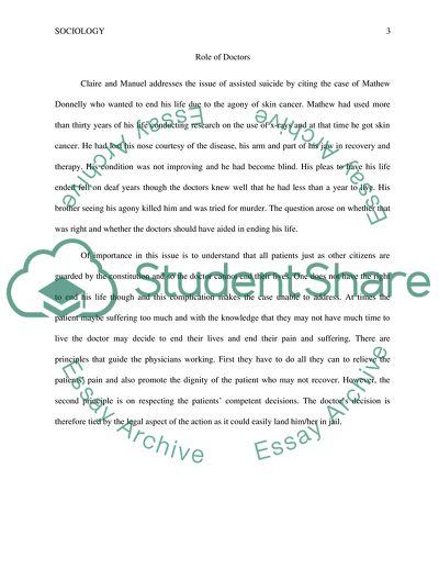 Assisted Suicide Should Not Be Legal