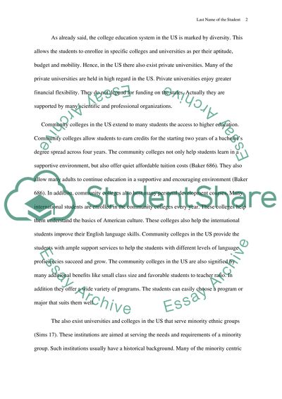 College Education in America