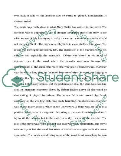 The film Frankenstein