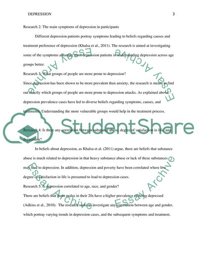 Correlation between Age and Gender which Portray Varying Trends in Depression Cases