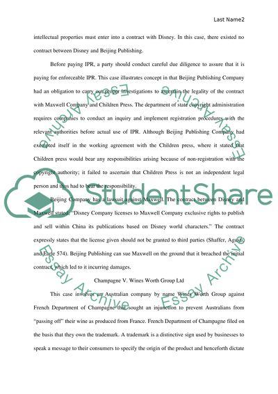 Walt Disney Co. V. Beijing Publishing Press