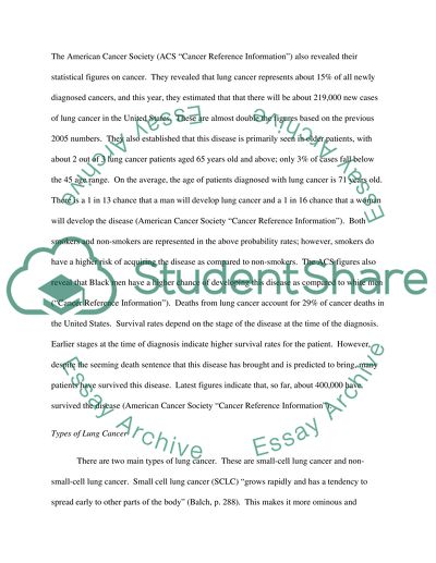 Important Facts about Lung Cancer